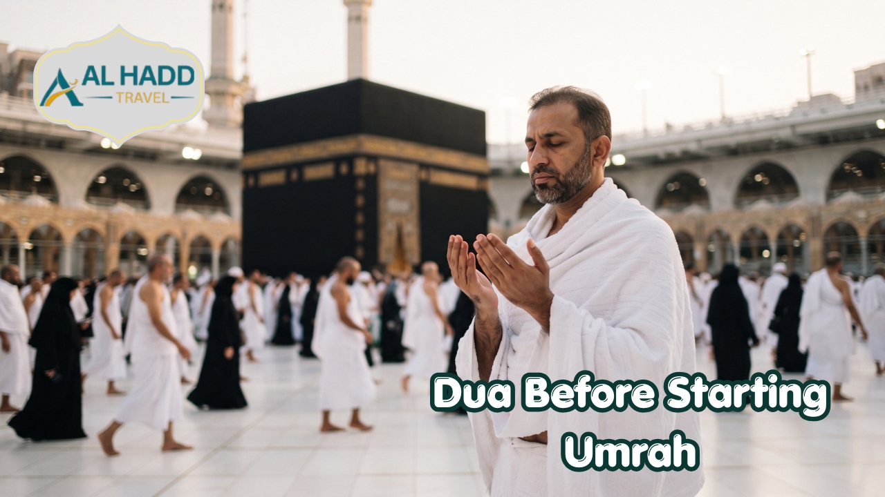 Dua Before Starting Umrah With Alhaddi Travel